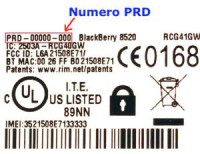 BlackBerry prd + imei 